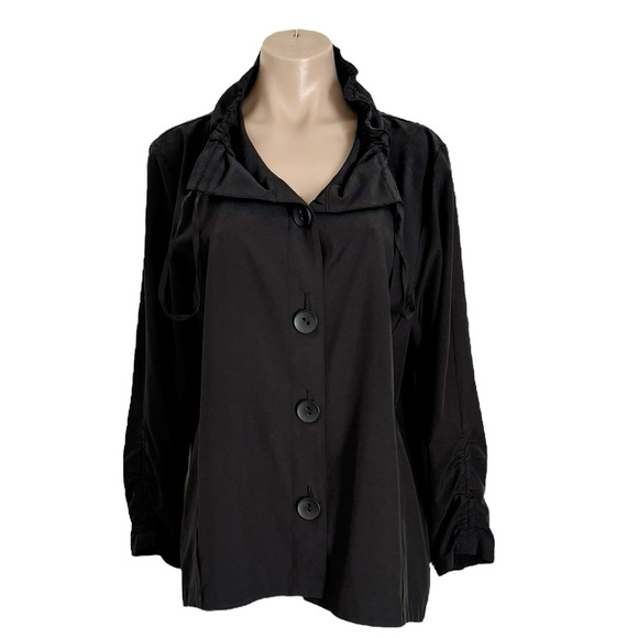 Habitat clothes to live jet black jacket in SZ L - Picture 4 of 5